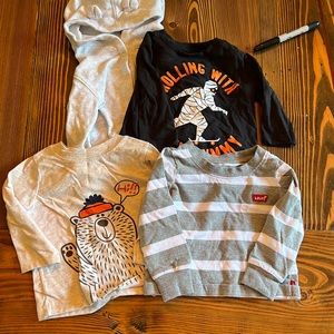 Set of 4 long-sleeve shirts